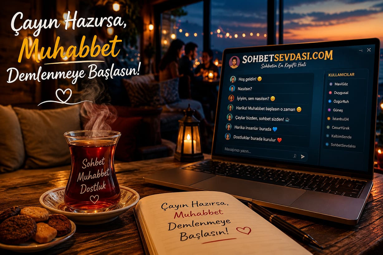 Çayın Hazırsa, Muhabbet Demlenmeye Başlasın! Çayın Hazırsa, Muhabbet Demlenmeye Başlasın!