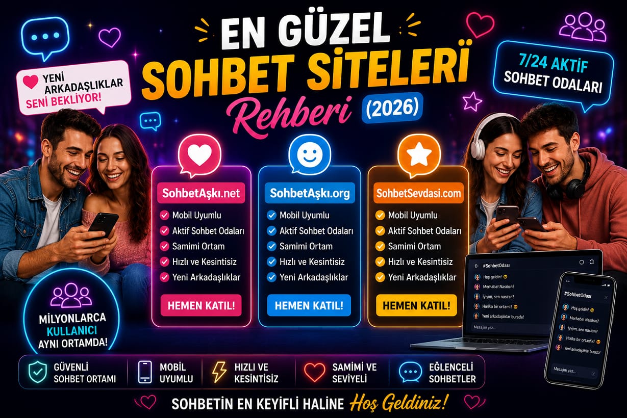 En Güzel Sohbet Siteleri Rehberi (2026) En Güzel Sohbet Siteleri Rehberi (2026)